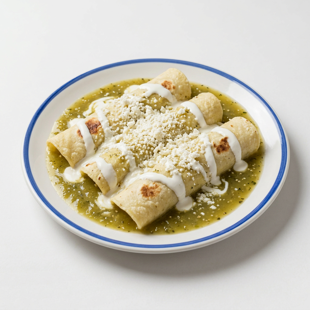 Salsa Verde or Mole Enchilada.