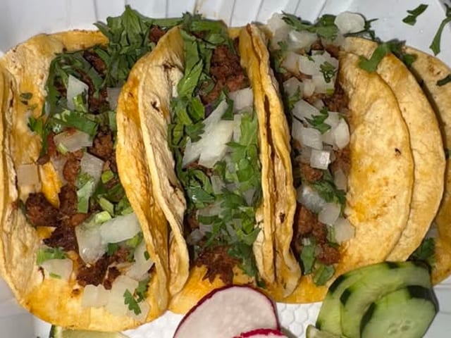 Chorizo Tacos.